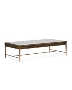 Camille Cocktail Table - Gilded Brass