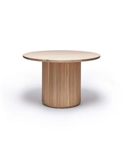 Laurel Round Dining Table - Saddle