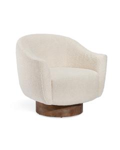 Simone Swivel Chair - Shearling