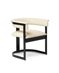 Darcy II Dining Chair - Cream/ Black