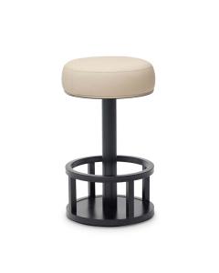 Drake Counter Stool - Black/ Cream Latte