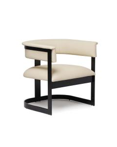 Darcy II Lounge Chair - Cream/ Black