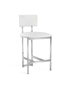 Landon II Counter Stool - Nickel