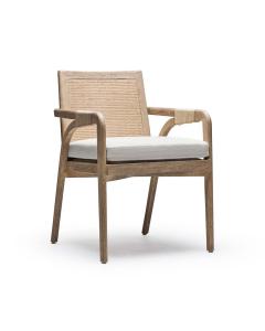 Delray Arm Chair - White Ceruse