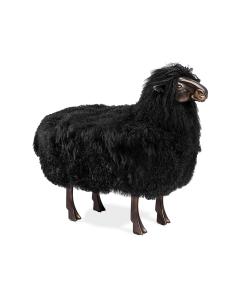 Leon Sheep Sculpture - Black