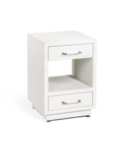 TAYLOR SMALL BEDSIDE CHEST - WHITE