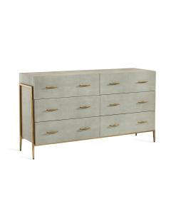Morand 6 Drawer Chest - Shagreen