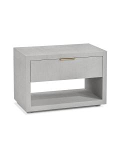 MONTAIGNE BEDSIDE CHEST - LIGHT GREY
