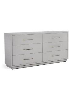 Taylor 6 Drawer Chest - Light Grey