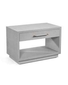 Taylor Low Bedside Chest - Light Grey