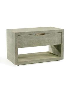Montaigne Bedside Chest - Shagreen