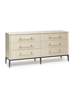 Burton 6 Drawer Chest - Parchment