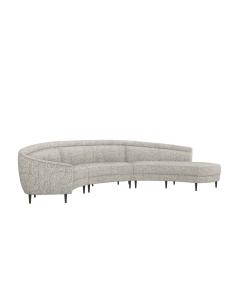 Capri Right Chaise 3 Piece Sectional