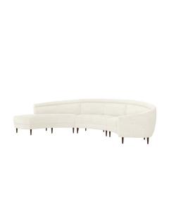 Capri Left Chaise 3 Piece Sectional