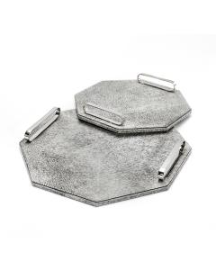Audrina Octagonal Trays - Hide