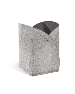 Tulip Wastebasket - Natural Hide