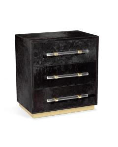 cassian 3 drawer occasional chest blac