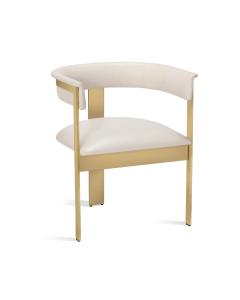 Darcy Dining Chair Polished Brass
