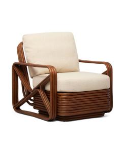 Flagler Lounge Chair - Antique Brown