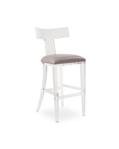 Tristan Acrylic Klismos Bar stool